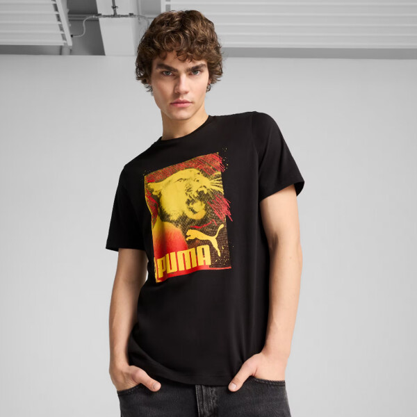 GRAPHICS PHOTOPRINT TEE - PUMA NEGRO
