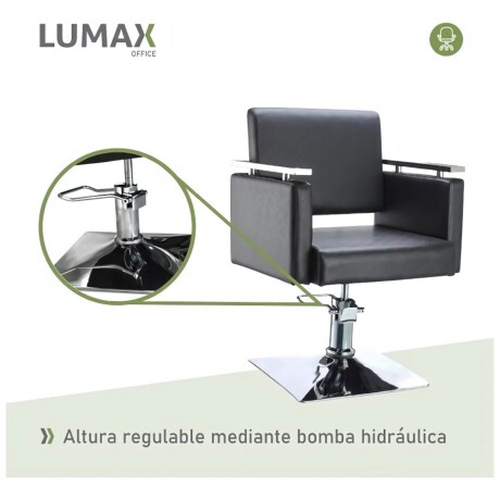 Sillon de Peluqueria y Barberia Hidraulico Giratorio Blanco