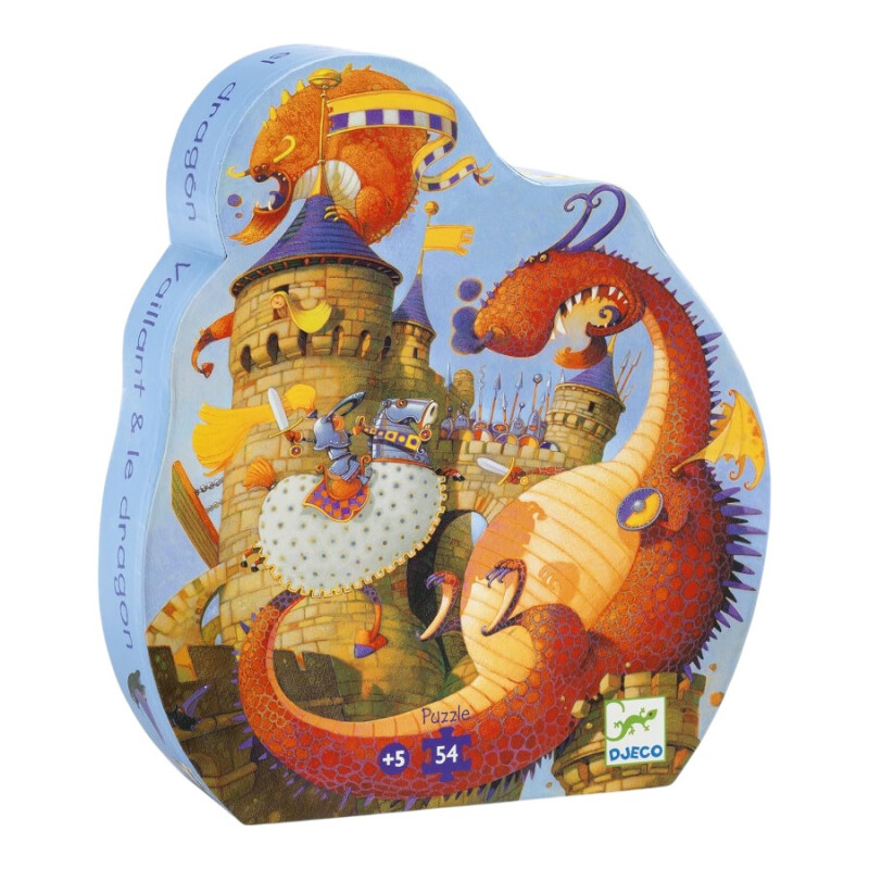 Puzzle Silueta Vaillant y el Dragón Puzzle Silueta Vaillant y el Dragón