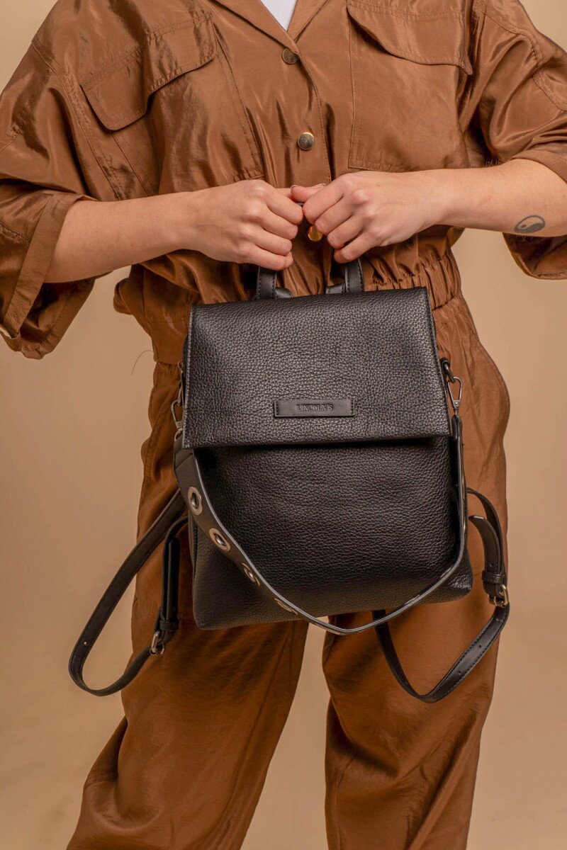 MOCHILA JAZMIN - NEGRO 