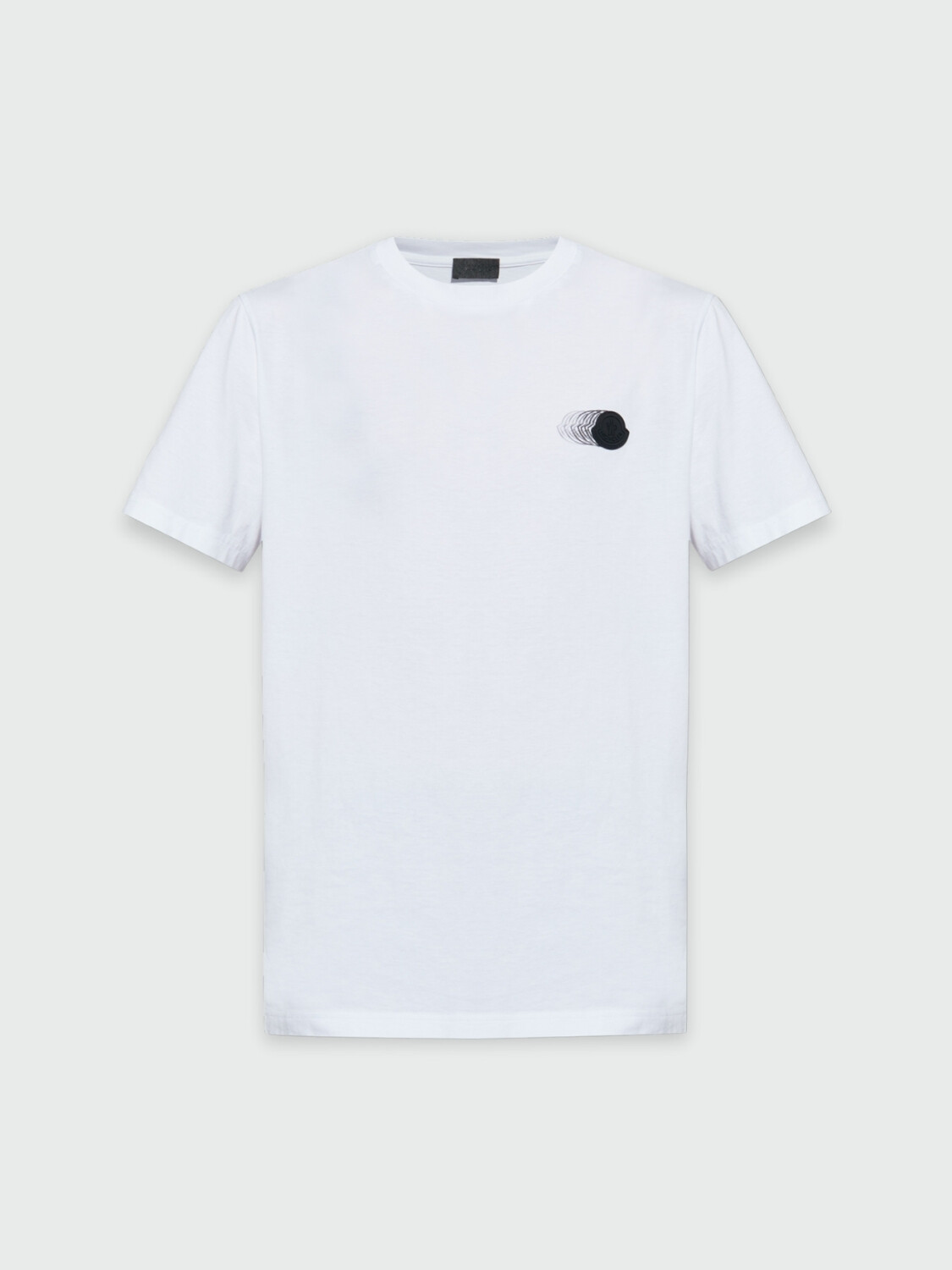 Moncler - Remera de Algodón Logo 0