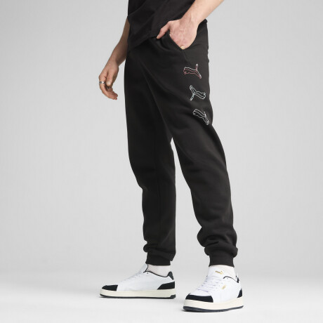 ESS LOGO LAB Exec.Sweatpants FL cl 68560401 Negro