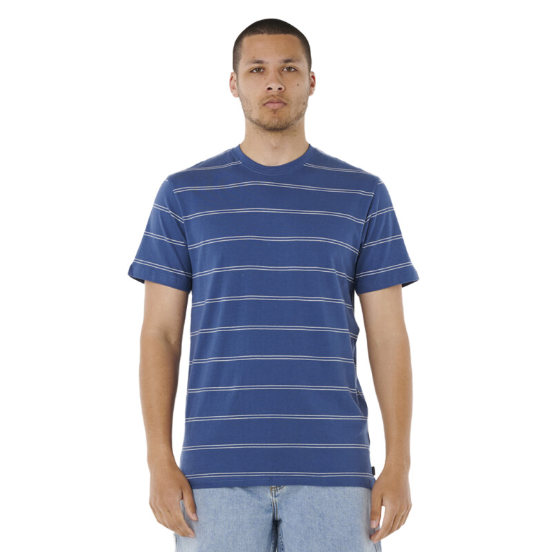 Remera Rip Curl Plain Stripe Tee - Azul Remera Rip Curl Plain Stripe Tee - Azul
