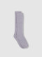 Calcetin Liso Gris