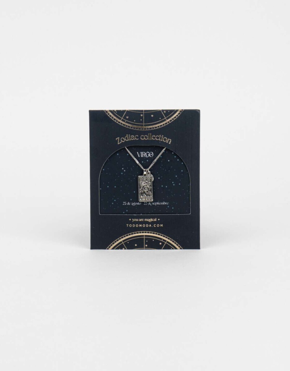 Cadena Con Dije De Zodíaco Cáncer - Plateado 
