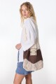 Bolso Lunel Chocolate/Beige/Crudo