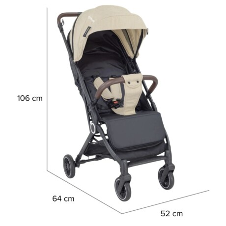 Coche De Paseo Micro Bebesit Compacto De Viaje Beige