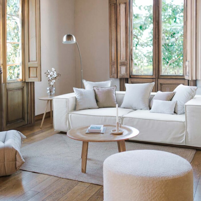 Sillón Luciana 3 Cuerpos White