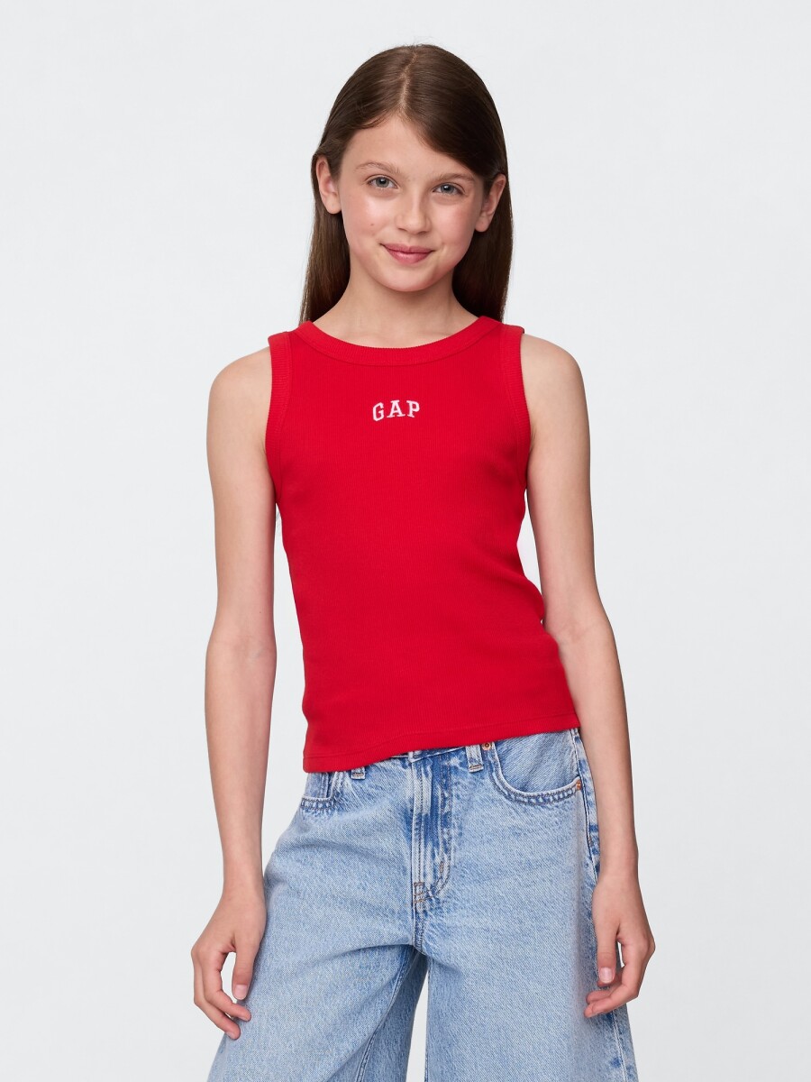 Musculosa Logo Gap Niña - Tomato Sauce 