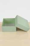 Caja Cuadrada 12x12x6 cm VERDE AGUA