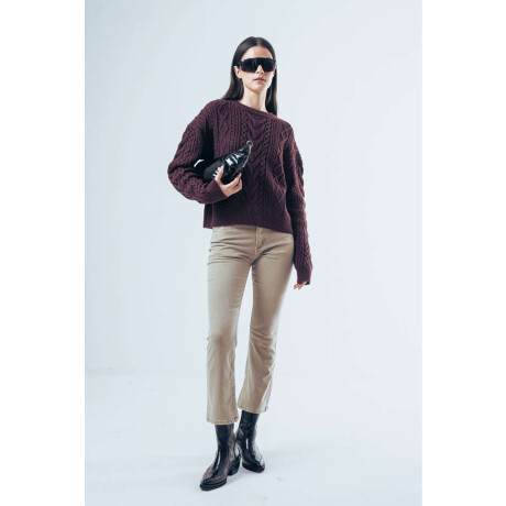 Sweater Kinaly Bordeaux