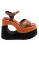 SANDALIA COLM Marron