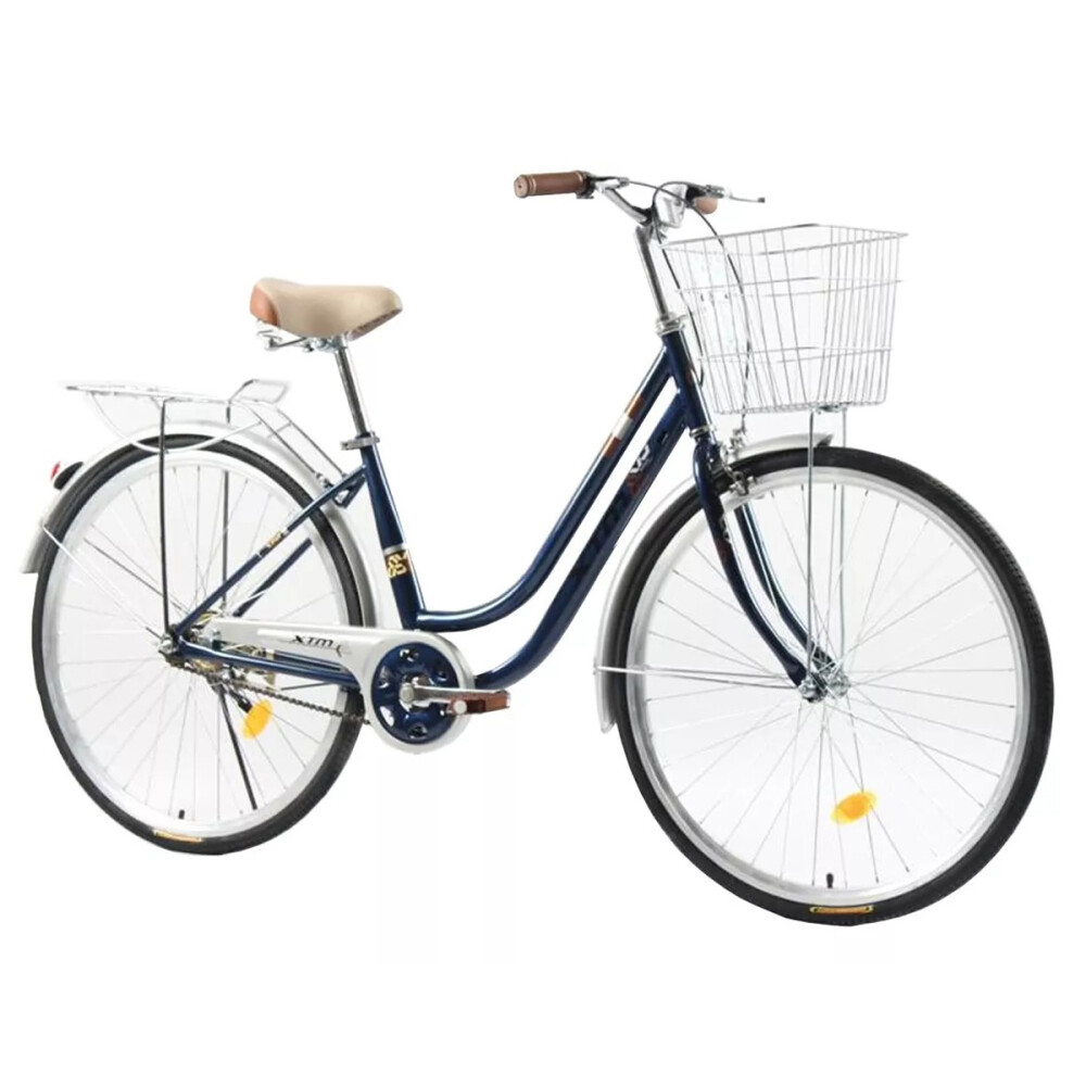 BICICLETA DE PASEO ESTILO URBANO RODADO 26 AZUL