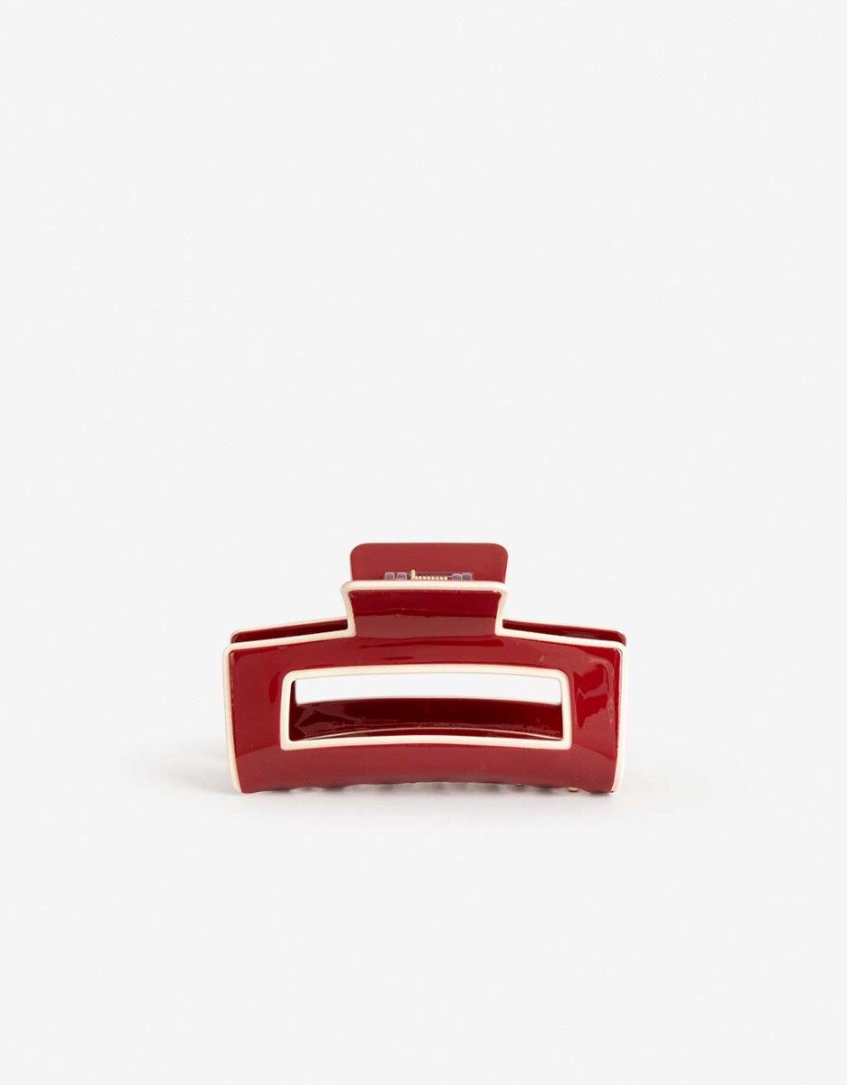 Broche Rectangular Bicolor 