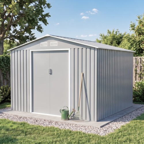 Galpón prefabricado Reforzado 2 Puertas ARCHER E Aluminio