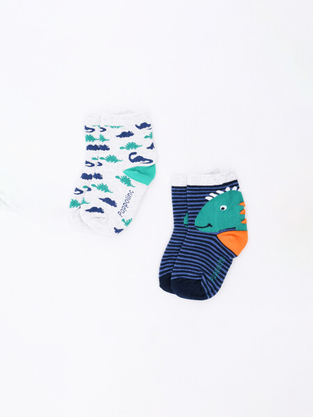 MEDIAS INFANTILES PACK X2 ESTAMPADO 2