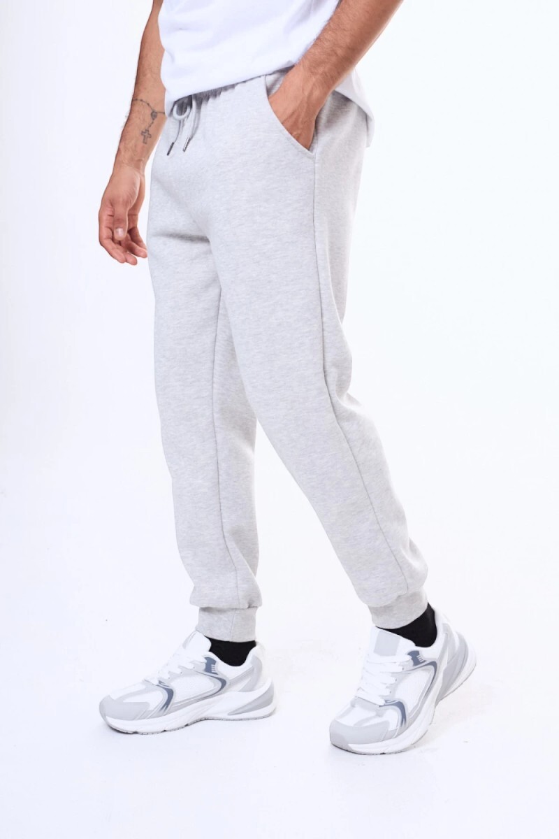 Pantalon de felpa Campana Gris