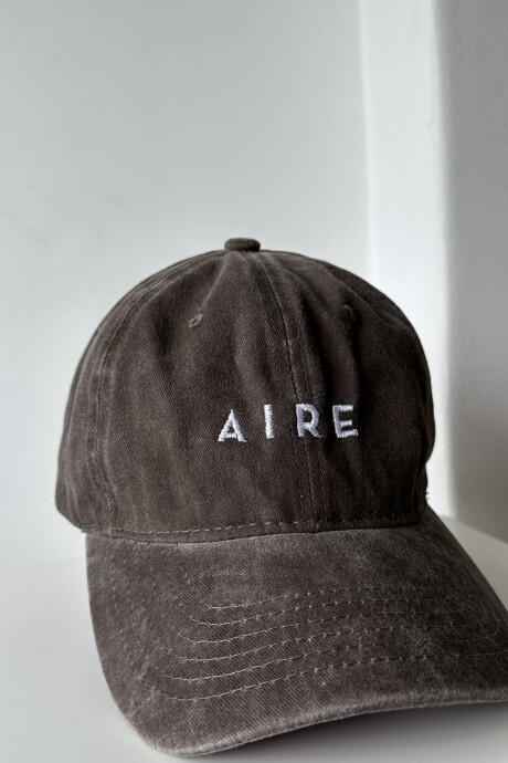 GORRA AIRE CAP LOGO WASHED BROWN