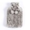 Bolsa De Agua Caliente Peluche Gris