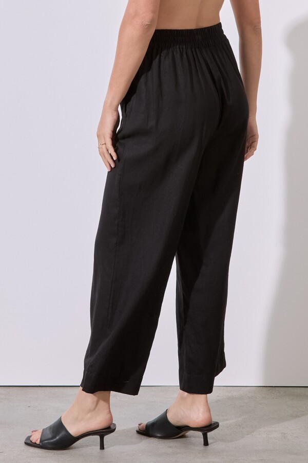 Pantalon Lino NEGRO