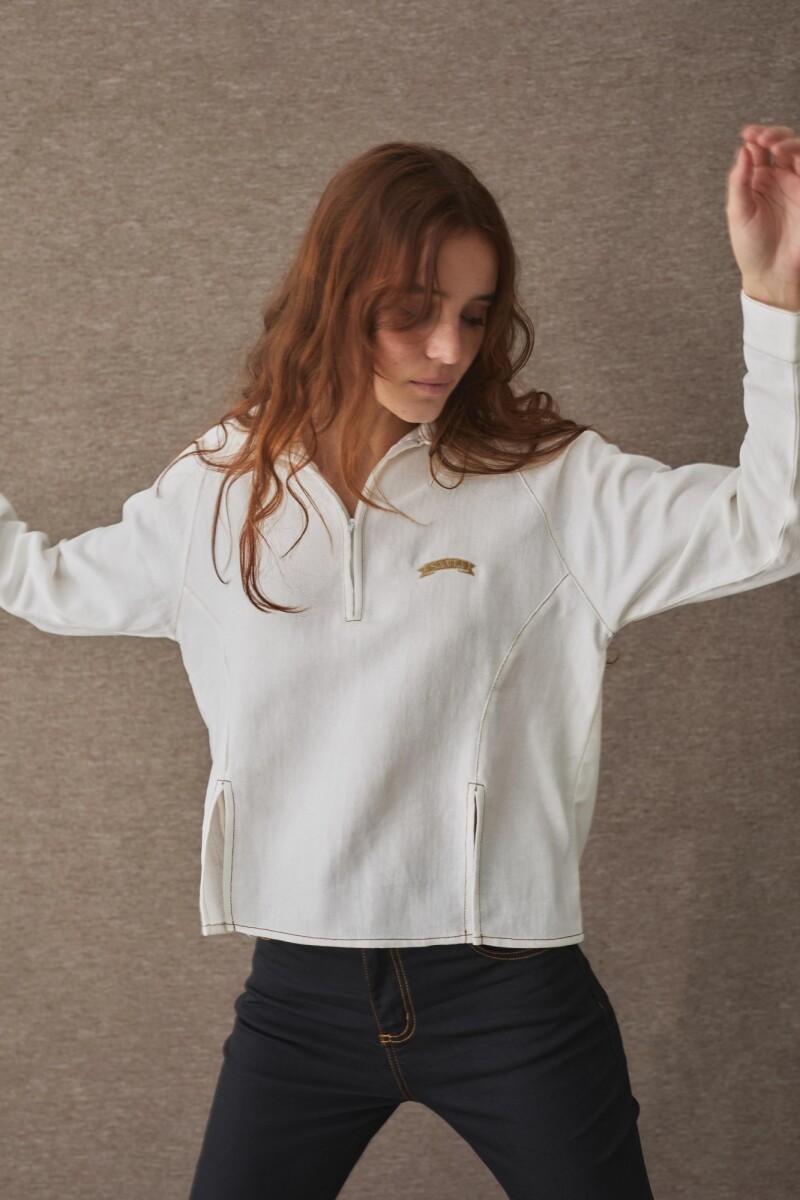 TSHIRT ZIPA Blanco
