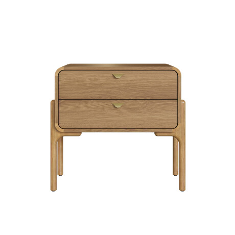 Mesa de Luz Select - Grande - 2 Cajones Natural