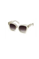 Tiwi Kerr Crystal Champagne With Burgundy Gradient Lenses (flat + Ar Backside)