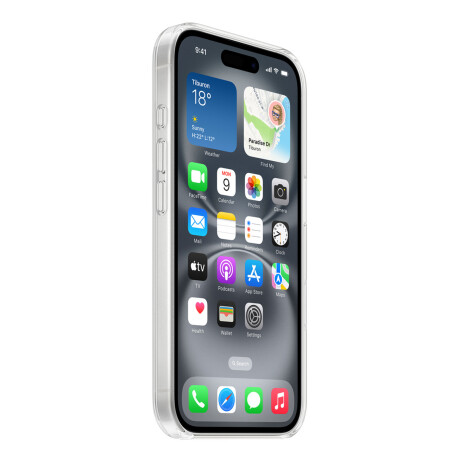Case Apple Iphone 16 Transparente Con Magsafe Case Apple Iphone 16 Transparente Con Magsafe