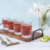 Vaso de vidrio acanalado apilable 300ml Vaso de vidrio acanalado apilable 300ml