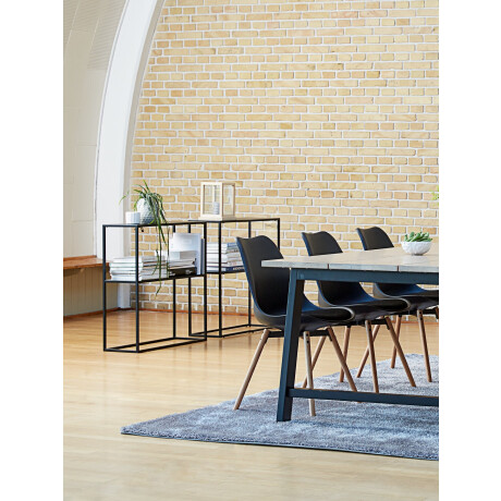 Mesa Consola Virum 26X80 Estante Negro