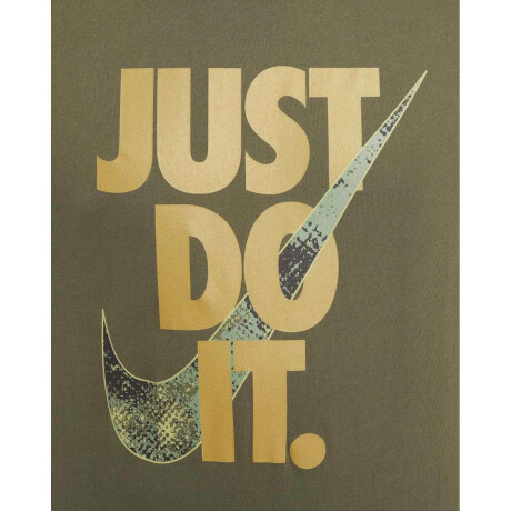 Remera Nike Dri-Fit Tee Camo Just do It de Hombre Verde