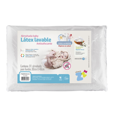 Almohada para Bebés Lavable Fibrasca 30 x 40 cm U
