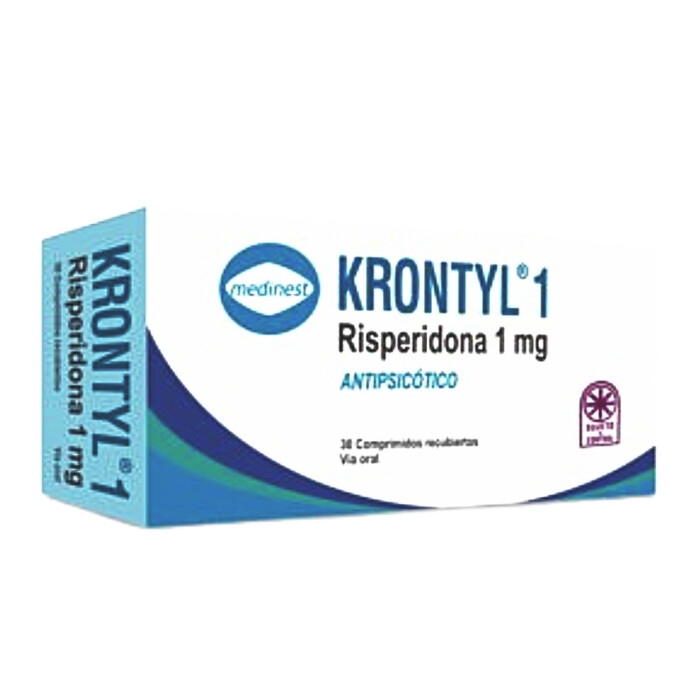 KRONTYL 1 MG CJ X 30 COMP. única