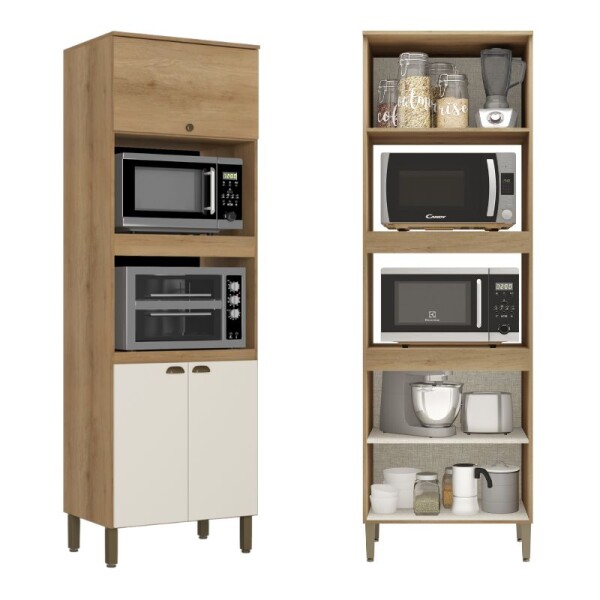 COCINA MODULADA 2,71 MT CAPUCCINO/OFF WHITE - FINESSE COCINA MODULADA 2,71 MT CAPUCCINO/OFF WHITE - FINESSE