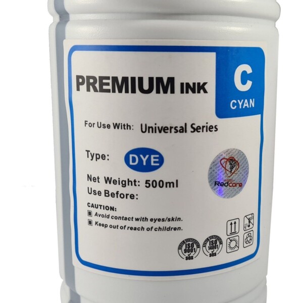 Tinta Premium P/ Impresora Cartuchos Sistema Continuo 500 Ml Color Variante CYAN