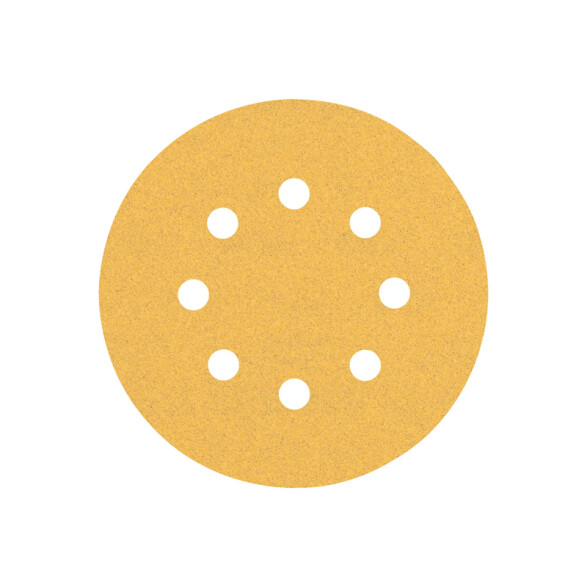 5 Lijas excéntrica pintura/madera grano 100 Ø125mm BS4423