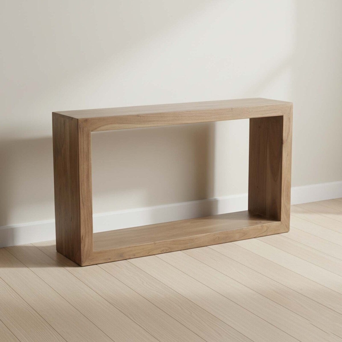 CONSOLA - MADERA NATURAL-BEIGE CAMPO NATURAL 