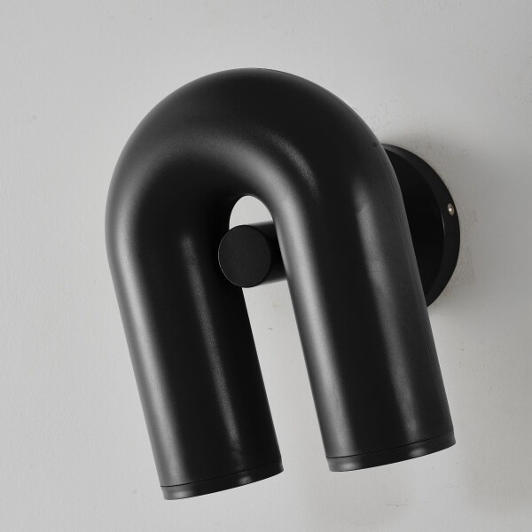 LUMINARIA DE PARED ORBITER Negro - UNICO