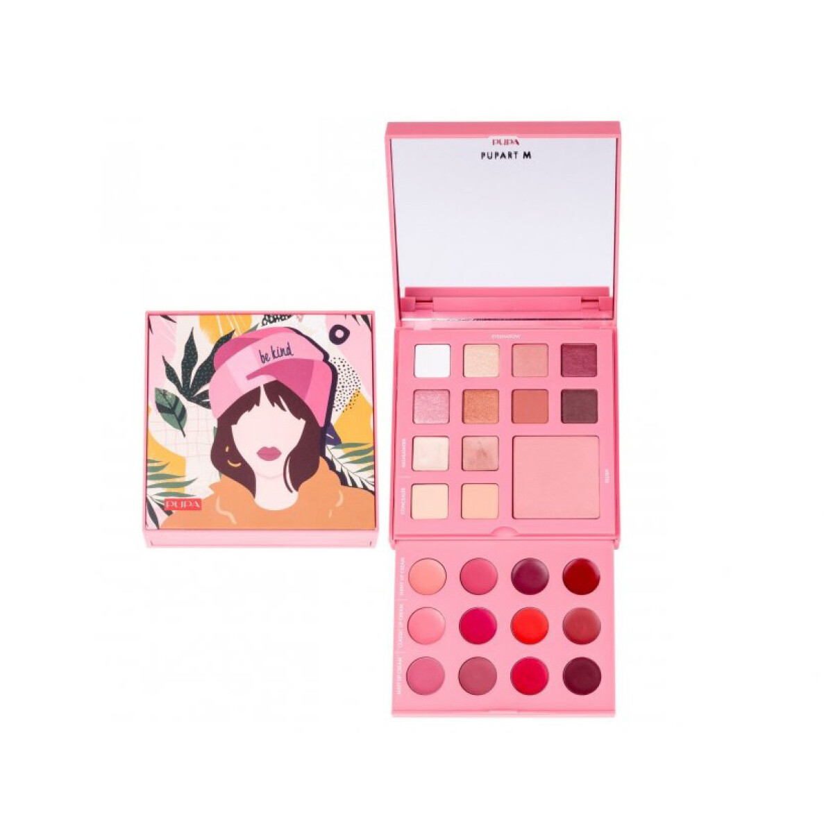 Paleta De Maquillaje Pupa Pupart M - 001 Be Kind 