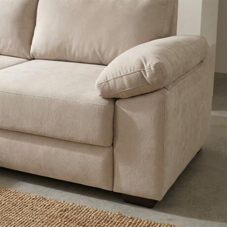 Rinconera Owen - Tela Microfibra - Chaise izquierdo 12072 (Beige)