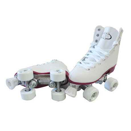 Patines Artísticos K Pro PZ-188 4 Ruedas Chasis Aluminio BLANCO