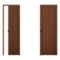 PUERTA PLEGABLE PVC COLOR MOGNO 90X210 CM Puerta Plegable Pvc Color Mogno 90x210 Cm