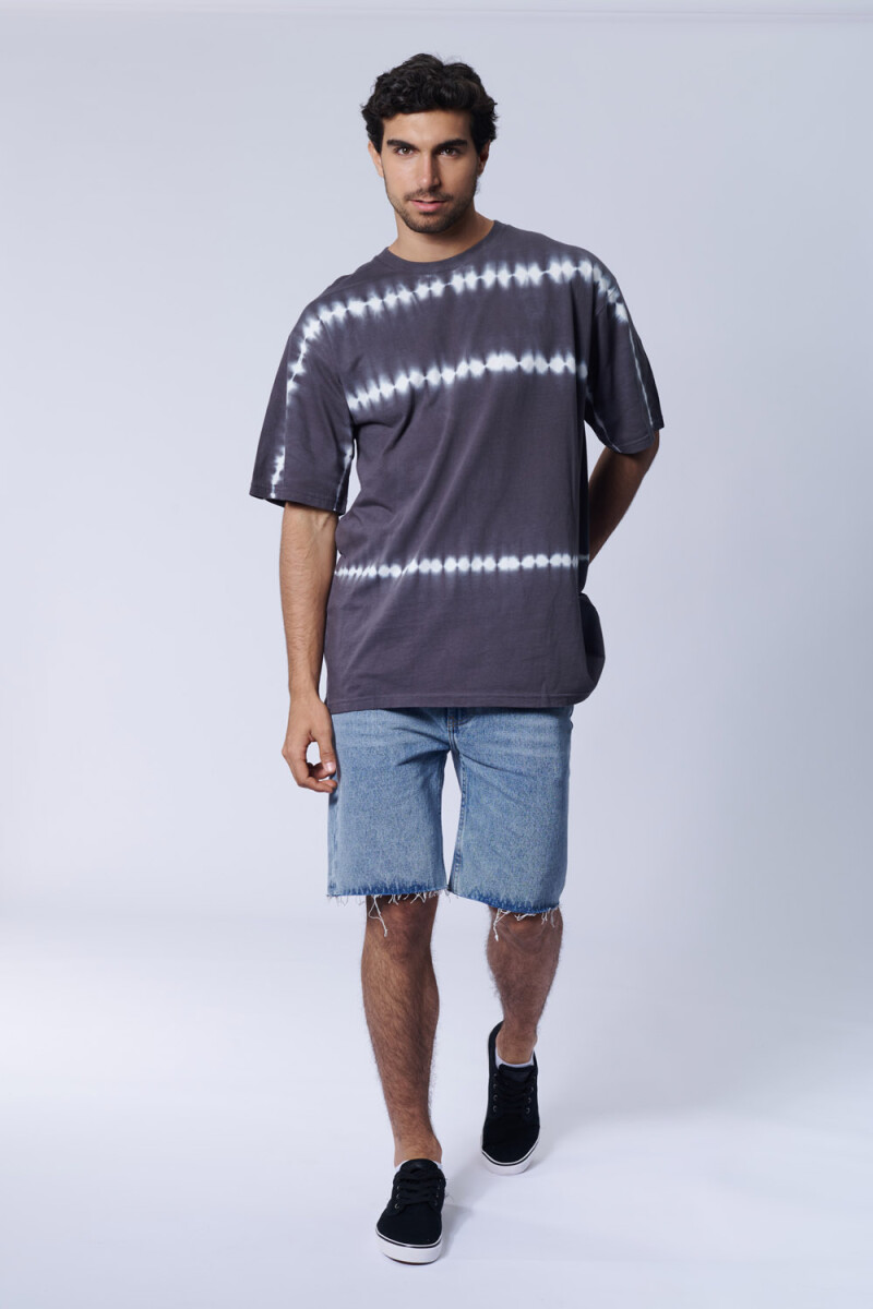 Remera tie dye Gris Oscuro