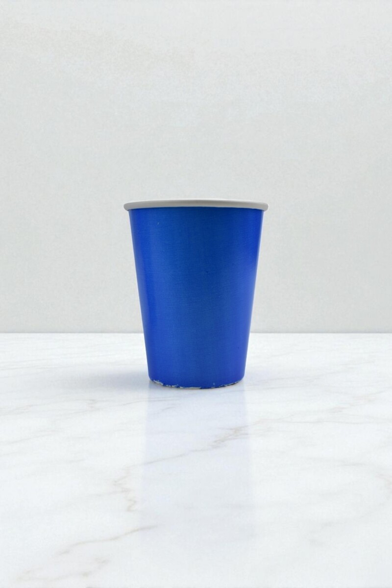 Vaso polipapel 8 oz - AZUL 