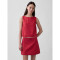 SL SHELL TOP - LINEN CHAKRA RED