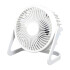Ventilador De Escritorio Portatil Inclinable 14,5 Cm Usb Color Blanco