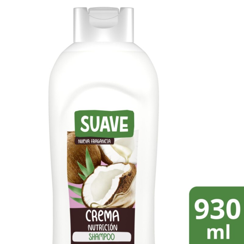 Shampoo Suave Crema Nutrición Coco - 930 ML Shampoo Suave Crema Nutrición Coco - 930 ML