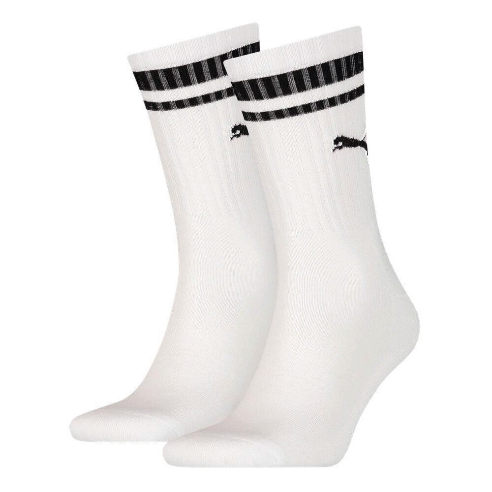 Crew Heritage Stripe - Unisex White