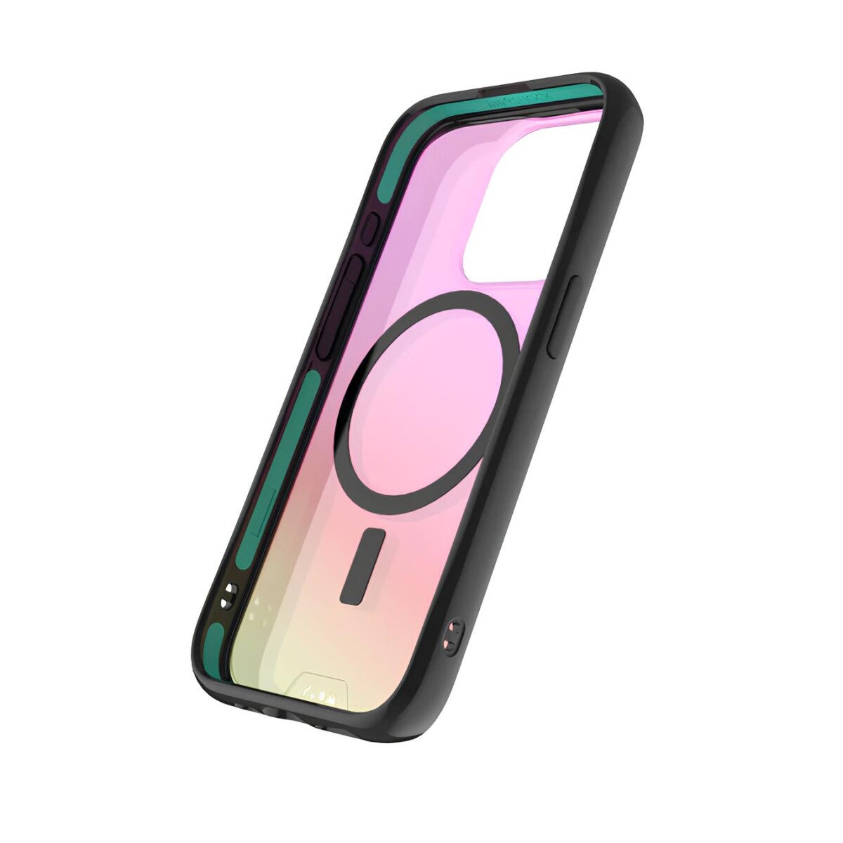 Protector Case MOUS Case Clarity para iPhone 15 Pro Max Iridescent