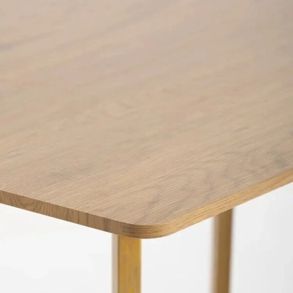 Mesa Comedor Swift Rectangular 120x80 Acabado Premium Madera Marrón 1